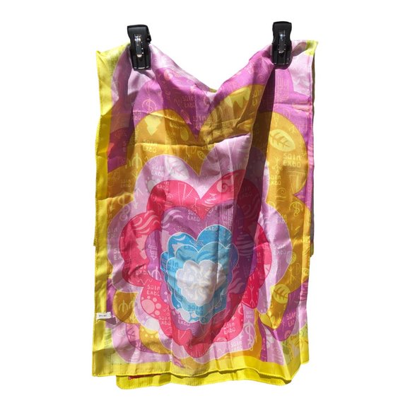 Expo 2014 Colourful Square Silk Scarf - Picture 16 of 17